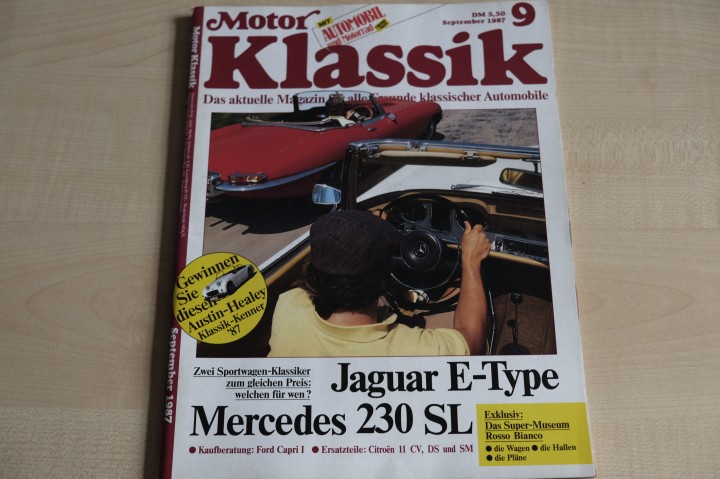 Deckblatt Motor Klassik (09/1987)